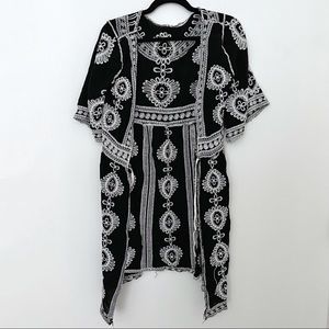 ZAFUL - Embroidered Beach Cover-Up